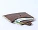 Handmade Vintage Leather Wallet - Slim Front Pocket Credit Card Holder, Hand-Stitched Genuine Cowhide Wallet Holds 4-8 Cards + Cash