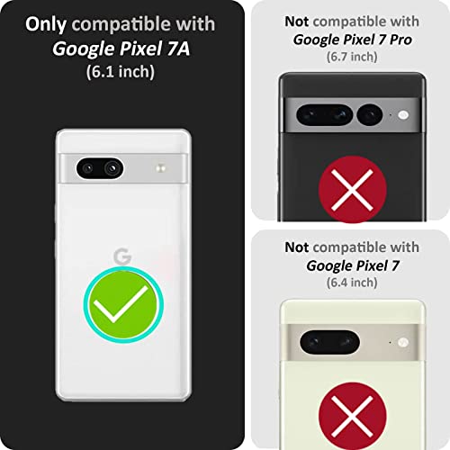 Miimall (2 Packs) Compatible For Google Pixel 7A Privacy Screen Protector, 9H Hard [Anti-Scratch Anti-Spy Anti-Peeping] Privacy Tempered Glass Screen Films Protectors For Pixel 7A 5G, 2023 Released #TOP1