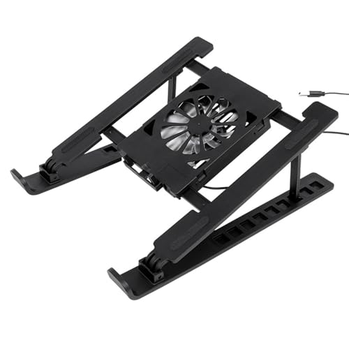 Base Ajustable para Laptop con Ventilador y Diseño Plegable miniatura 1