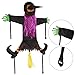Betty Bash Crashing Witch Into Tree Halloween Decoration for Yard or House Prop Decoration Indoor Outdoor Patio Lawn Garden Decor, Halloween Outdoor Tree Decoration (25IN Purple)