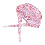 [NOLITOY] ヘッドカバーワークターバンキャップ ナイトスリーピングキャップ サージカルフワフワキャップ ピュアコットンキャップ ヘアバンダナ ふわふわ 髪 婦人向け ヘッジキャップ