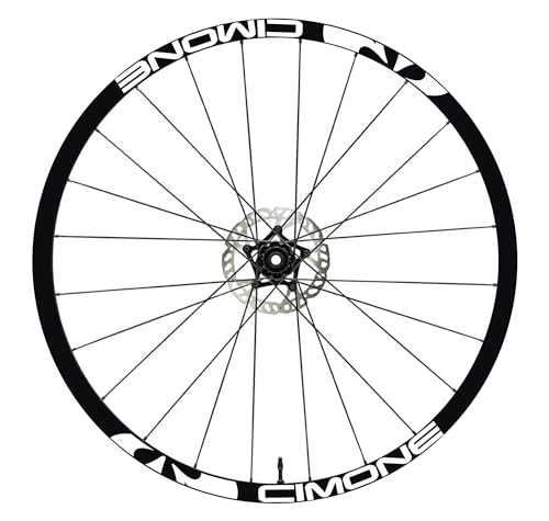 DualColorStampe Pegatinas para llantas de bicicleta de 26 pulgadas – 27,5 pulgadas – 28 – 29 pulgadas – Rueda de bicicleta MTB Bike Stickers Llantas MTB CIMONE B0152 (27,5 pulgadas, blanco mate)