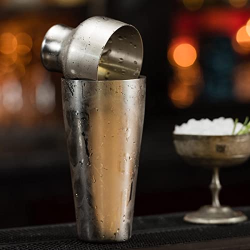 Kit Para Drink Jogo Coqueteleira De Inox 500ml + Dosador Em Inox Com Medida Interna 30x50ml Ideal Pa