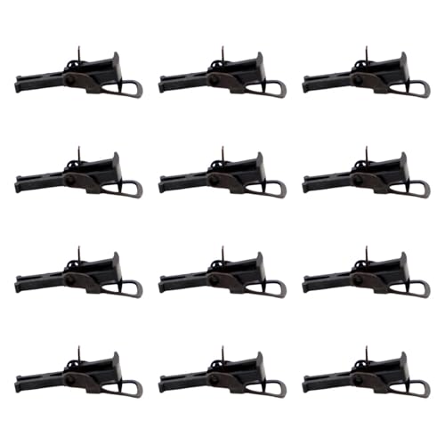 kowaku 12Pcs HO Scale Trains Coupler,Model Railway Accessories,Replace Sturdy Trains Hook for 1:87 HO Model Trains,DIY Accessories