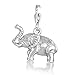 Nenalina Charm Kleiner Elefant Anhänger in 925 Sterling Silber für alle gängigen Charmträger 713142-000