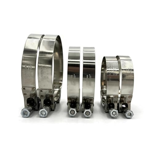 CAC Pressure Tester con abrazaderas T-Bolt 3" 3.5" 4" miniatura 4
