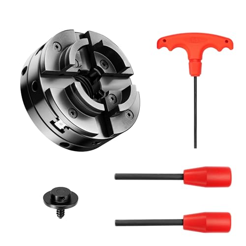 Wiltec Drechselbank 350 W mit verstellbarem Reitbock, Drechselmaschine mit Planscheibe u. Sicherheitsschalter, Drehbank für Holz bis 1000 mm Länge