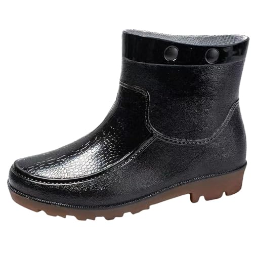Bottes de pluie homme contre les pieds mouillés en ville