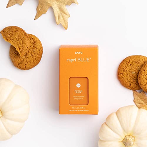 Capri Blue Pura Smart Home Plug-In Diffuser Kit: 1 App-Controlled Aromatherapy Diffuser + 1 Capri Blue Volcano And 1 Pumpkin Dulce Pura Fragrance Refill Vial – Fragrance Diffusers For Home #TOP3