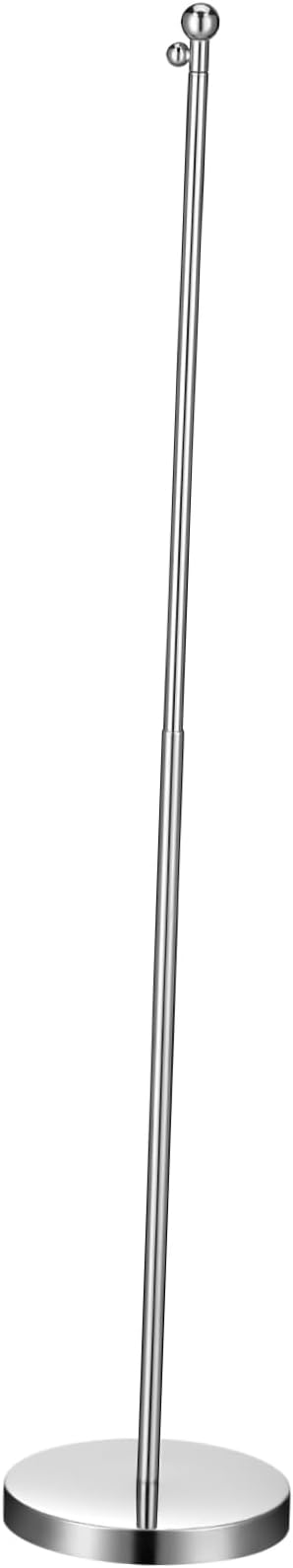 UPKOCH Telescopic Flag Stand Table Flag Holders Flag Hanger for Wall American Flags Desk Flag Telescoping Flag Pole Small Stand Office Accessory Work Stainless Steel United States Mini