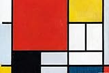 1art1 Piet Mondrian XXL Poster Komposition Mit Großer 
