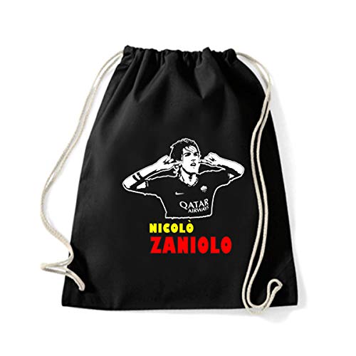 Art shirt  mochila bolsa Nicol�  Zaniolo Roma  Gym Negro   Talla única