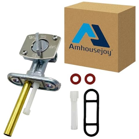 Amhousejoy Fuel Valve Petcock Fit for Yamaha Timberwolf 250 YFB250 1992 1993 1994 1995 1996 1997 1998 1999 2000 Cover