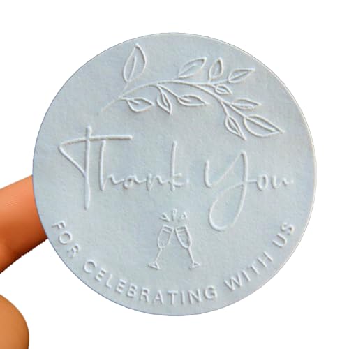 100 x Thank You for Celebrating with Us Stickers –