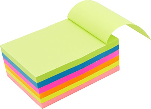 Sticky Notes 4A Fluo Assortie | Ne Manquez Plus Aucun Rappel avec ces Blocs Lignés