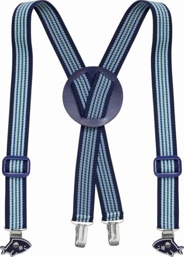 BigbigMall Adjustable Unisex Adult Child Elastic Clip-on Brace Suspender Y Back Neon Belt,Blue Sky