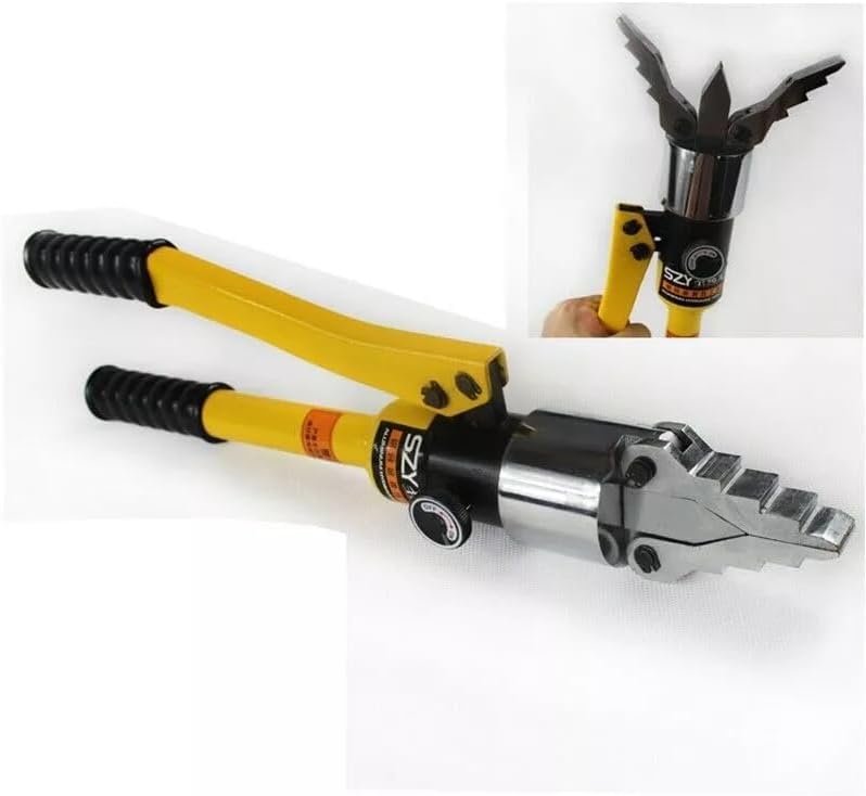 Hydraulic Flange Spreader - Portable Manual Hydraulic Flange Splitter with One-Piece 30mm Expansion for Pipe & Valve Maintenance (10T)