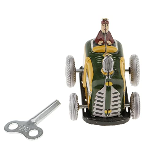 sharprepublic Regalo Coleccionable de Juguete de Hojalata de Tractor Vintage con Llave de Cuerda