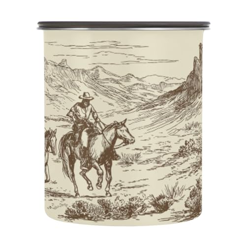 Recipiente para café ATTX de acero inoxidable 30 oz con tapa hermética
