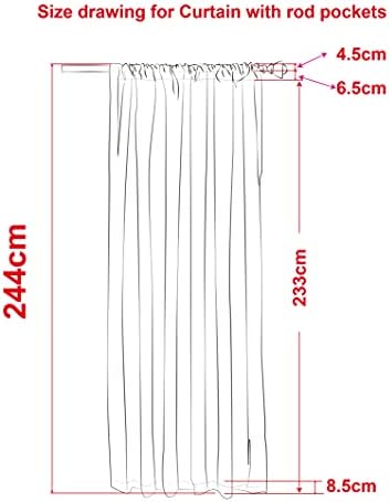 Amazon Basics heat-insulating blackout curtain, 2 pieces, 117 x 137 cm (WxL), beige