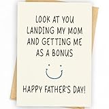 WowBefun Funny Fathers Day Card & Gifts from Daughter or Son | Dad Gifts for Fathers Day | Happy Father's Day Card & Gift for Dad | Father's Day Decorations