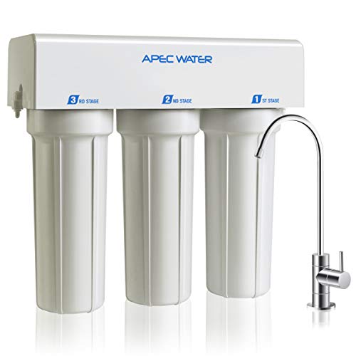 APEC Water Systems WFS-1000 Super Capacity Premium Quality 3 Stage Under-Sink Water Filter System