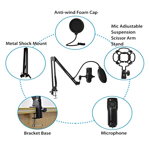 Microphone studio avec carte son pour diffusion en direct - 7