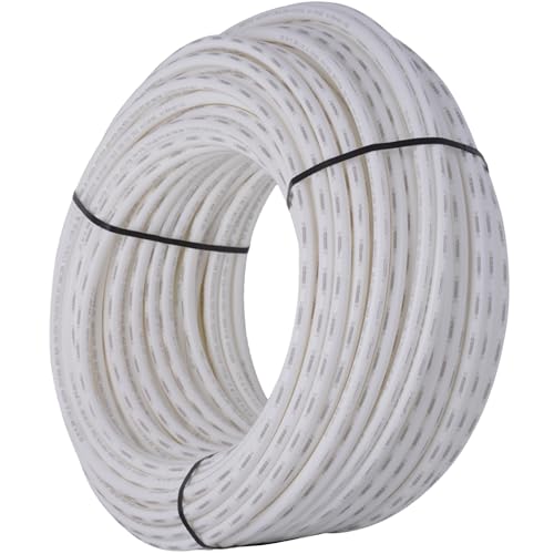 Image of SharkBite 3 /4 Inch x 500 Feet White PEX-B, PEX Pipe Flexible Water Tubing for Plumbing, U870W500