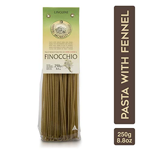 Morelli Finocchio LInguine Pasta with Fennel - Imported Pasta from Italy 8.8oz / 250g