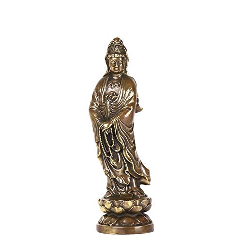 Bouddha Guanyin en bronze : créez un espace de méditation chez vous