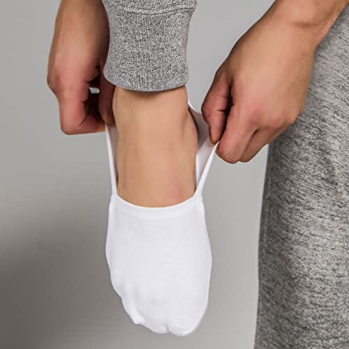 Image of Cloud No Show Socks Non Slip Loafer Sneaker Flats Boat Shoe Invisible Low Cut Liner Cotton Socks For Mens and Womens