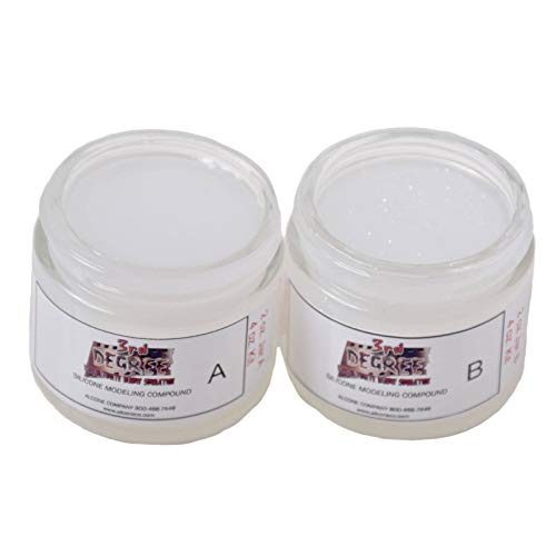 3rd Degree, A Silicone Molding Compound Wound Scar Prosthetic SFX Simulation, Clear 2oz