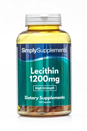 Preisvergleich Produktbild Lecithin 1200mg - 120 Kapseln - SimplySupplements