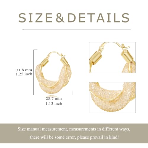 Gold Earrings for Women Bold Chunky Statement Hoops and Geometric Huggie Earrings Lightweight Hypoallergenic Jewelry Gift Ready2