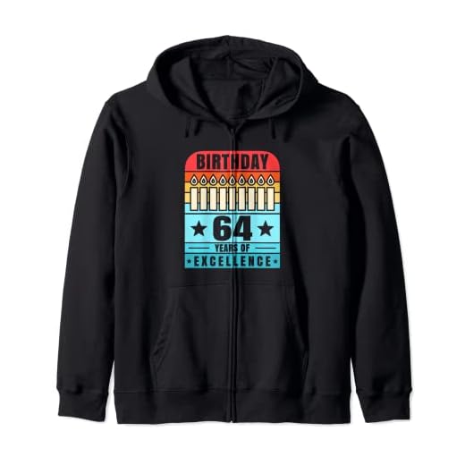 Decoraciones retro de 64 cumpleaños, regalos de 64 cumpleaños para hombres Sudadera con Capucha