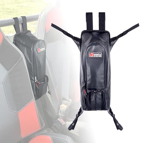 Bolsa de almacenamiento central para UTV, bolsa de herramientas entre asientos para Kawasaki KRX 1000, Teryx 4 y accesorios para Mule (Negro) miniatura 1