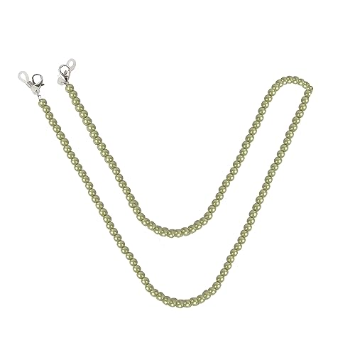 Image of Unisex Specs Holder Hook & Loop Anit Slip Eyewear Lanyard Beads Strap Chain