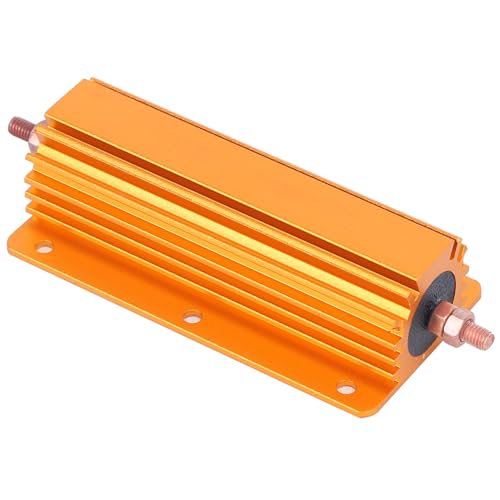 Resistor Profissional 200W 1R Com Furos de Parafuso para Dissipação de Calor, Fonte de Alimentação,