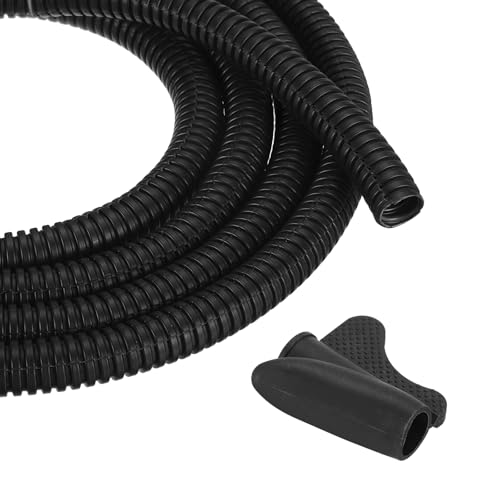Gaine de protection flexible 3/8 po MECCANIXITY noire pour gestion de câbles
