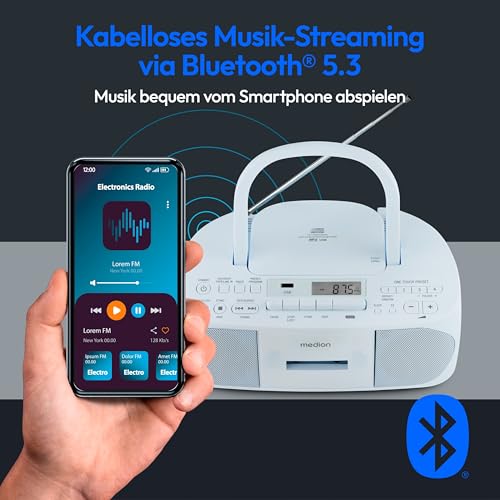 CD-Player mit Fernbedienung Medion E65010 und Stereoradio