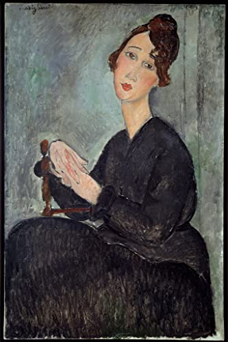 Impression Tableaux Graffiti Art Mural Portrait Modigliani Décoration Moderne