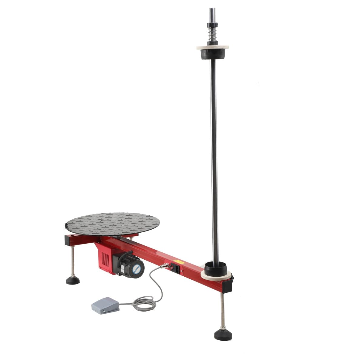 SOFEDY 110V Dispenser Tools Pallet Packing Electric Stretch Film Wrapping Machine Electric or Manual Can Be Used Turntable Diameter 40cm, for Stretch Film Wrap Roll