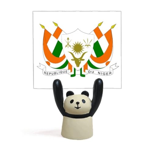 Porte-emblème figurine Panda support de table et décoration de chambre