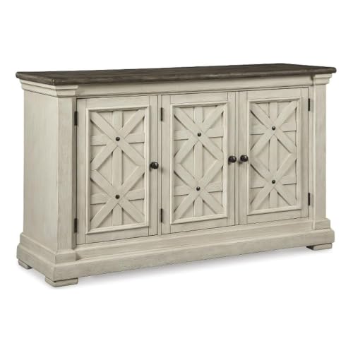 Signature Design by Ashley Bolanburg Dining Server Buffet Cabinet, 3 Doors