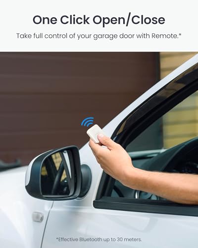 Image of Switchbot Smart Garage Door Opener w /Remote, Matter Certified, Alexa /Google /Siri /IFTTT /Smartthings Supported, Most Garage Door Supported, App&Remote Control, Multiple Notification Modes, No Hub Needed