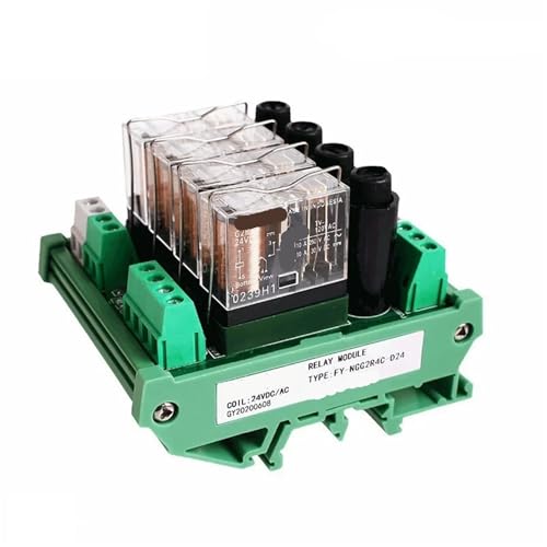 Relais OM 4 canaux NGG2R avec fusible 1NO1NC pour protéger vos circuits de commande 24V