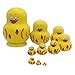 AVOA poupée matriochka dix PCS Jolie Canard en Bois Russe Nidification poupée nicheuse Babushka Matryoshka Jouet Cadeau poupée de matriochka (Taille : 10 PCS)