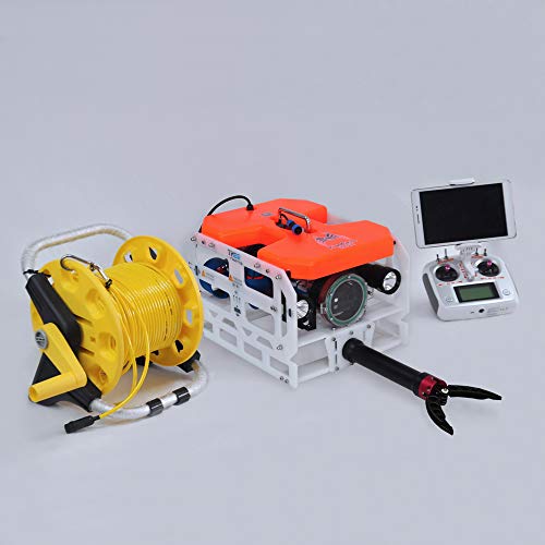 ThorRobotics ROV – Dron subacuático con cámara ROV King Crab 100X con brazo de manipulator ROV Underwater Camera Drone