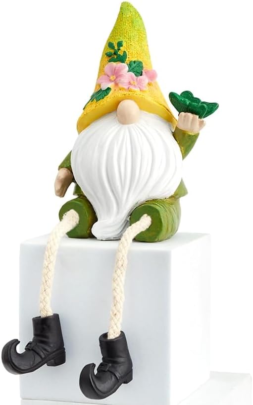 The Lakeside Collection Gnome Shelf Sitters - Yellow, 2139096
