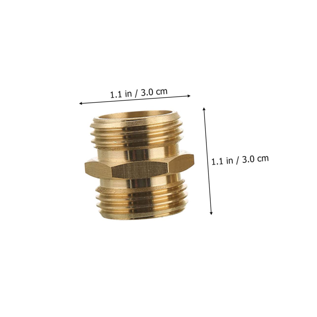 YARNOW 4 Set di Adattatori per Tubi Flessibili da Giardino Parti di Tubi Flessibili Connettori Robusti E Antiruggine 2 Paia*4